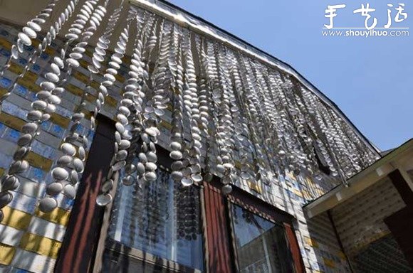5萬多只啤酒玻璃瓶和易拉罐裝飾的住宅 -  itrip.net.cn