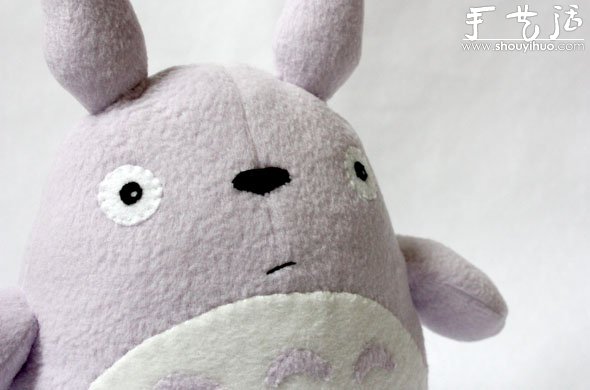 手工DIY龍貓毛絨玩偶的教程 -  itrip.net.cn
