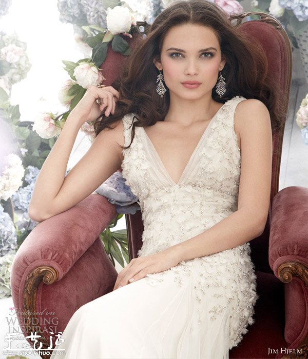婚紗品牌Jim Hjelm Fall 2012婚紗禮服欣賞 -  itrip.net.cn