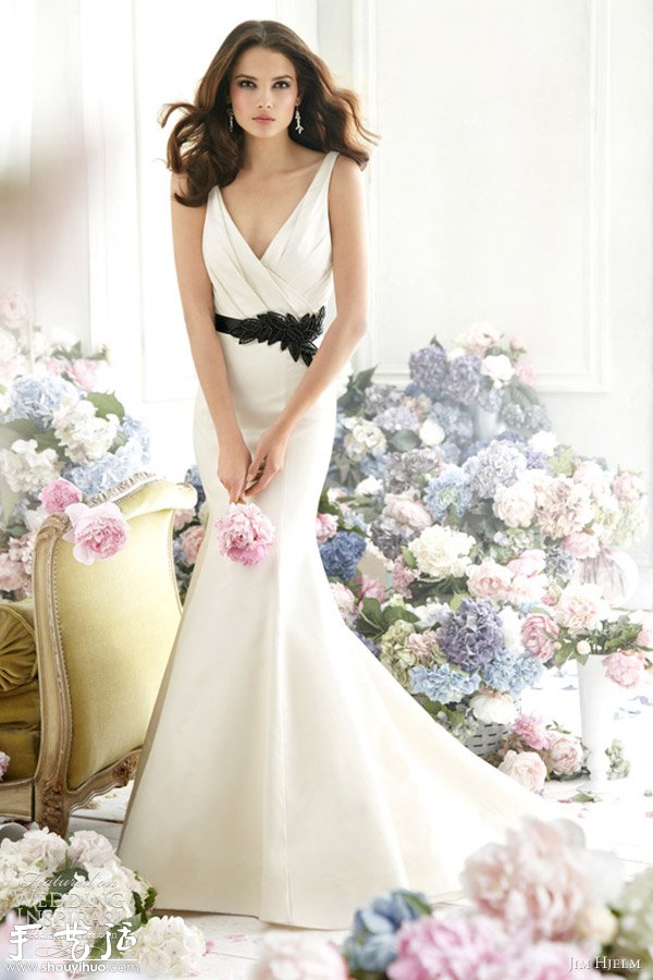 婚紗品牌Jim Hjelm Fall 2012婚紗禮服欣賞 -  itrip.net.cn