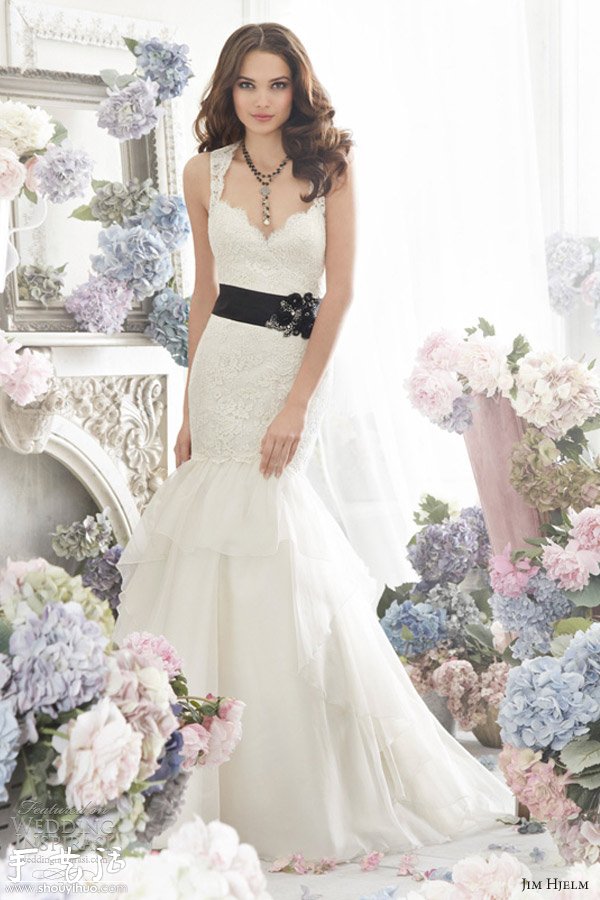 婚紗品牌Jim Hjelm Fall 2012婚紗禮服欣賞 -  itrip.net.cn