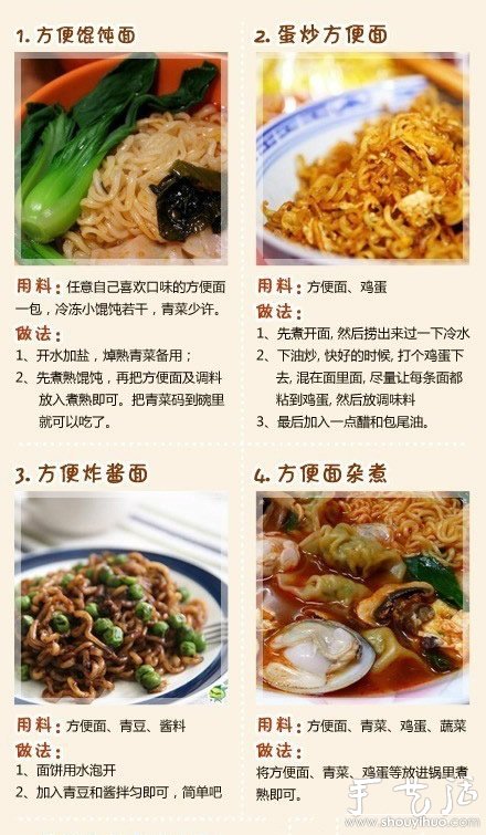 最全的方便面中西式做法集錦 -  itrip.net.cn