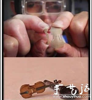 手工制作的微型小提琴 -  itrip.net.cn