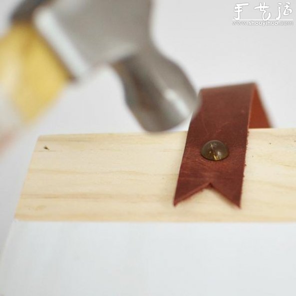 木箱子手工DIY皮革手柄工具箱的教程 -  itrip.net.cn
