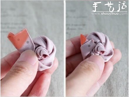 教你如何制作玫瑰花發(fā)繩發(fā)飾 -  itrip.net.cn