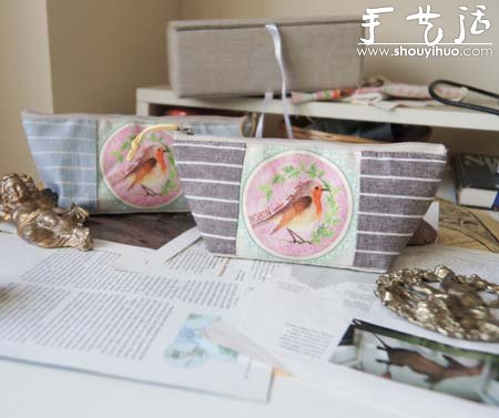小清新拼布零錢包/筆袋手工制作教程 -  itrip.net.cn