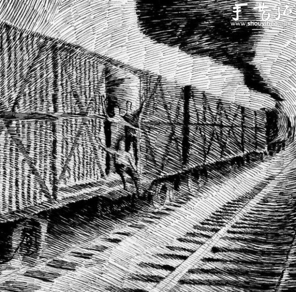 法國藝術(shù)家Nicolas Jolly繪畫作品“指紋” -  itrip.net.cn