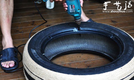 廢物利用：舊輪胎DIY個性沙發(fā) -  itrip.net.cn