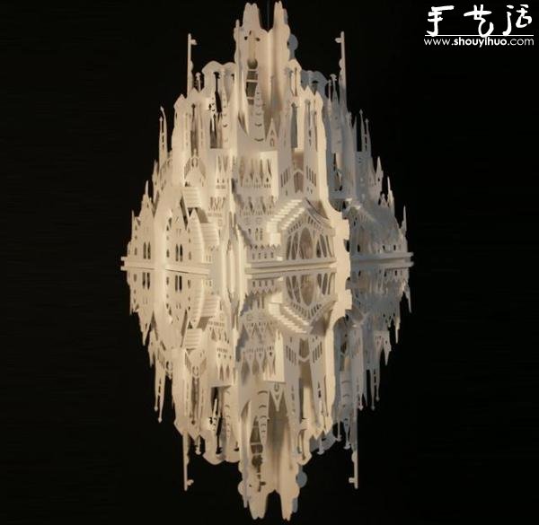 Ingrid Siliakus剪紙模型藝術作品 -  itrip.net.cn