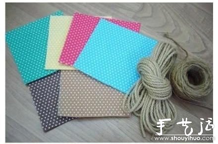 麻繩和不織布DIY森系杯墊 -  itrip.net.cn