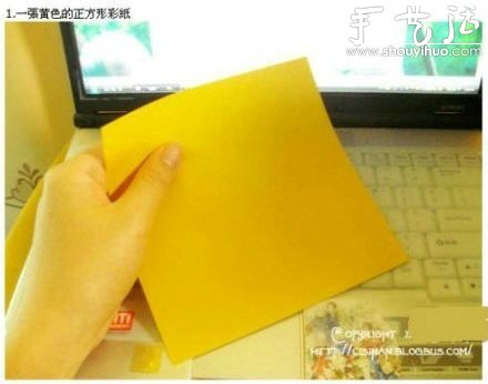 手工折紙可愛(ài)皮卡丘的教程 -  itrip.net.cn