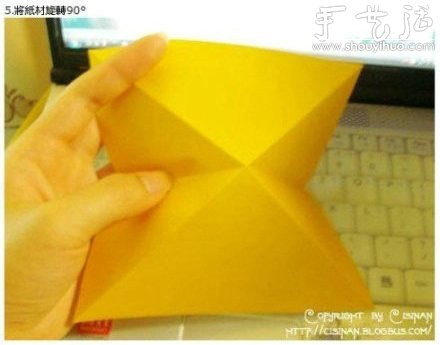 手工折紙可愛(ài)皮卡丘的教程 -  itrip.net.cn
