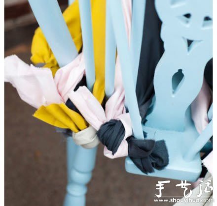 舊衣服DIY椅子坐墊的教程 -  itrip.net.cn