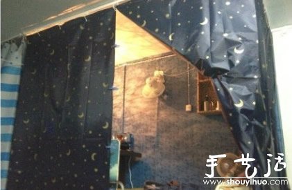 碉堡!大三男生DIY浪漫宿舍! -  itrip.net.cn