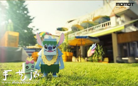 方方正正的迪士尼動漫角色紙模 -  itrip.net.cn