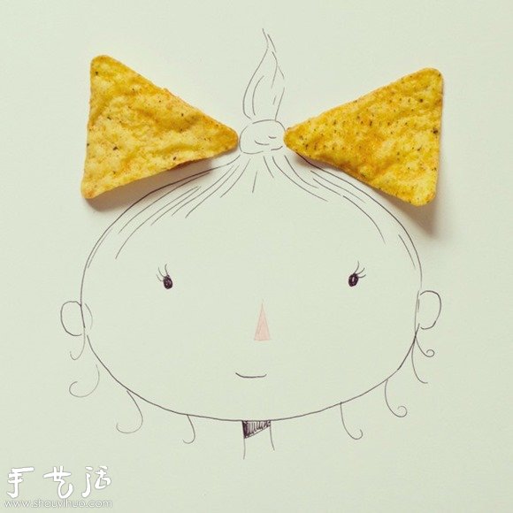 創(chuàng)意素描 DIY實物與插畫的互動趣味 -  itrip.net.cn