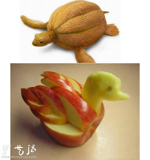 精彩絕倫的水果雕刻 -  itrip.net.cn