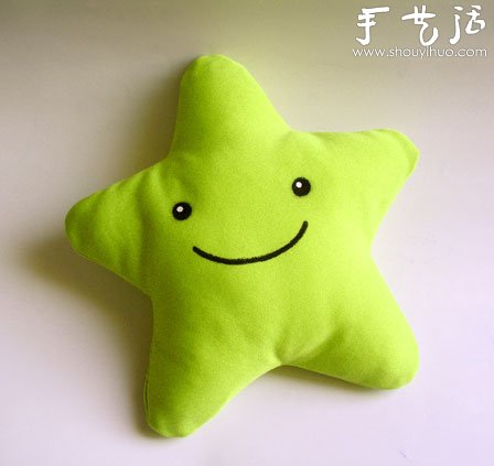 手工制作布藝星星抱枕 -  itrip.net.cn