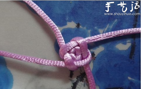 吉祥結(jié)玫瑰花手工制作 -  itrip.net.cn