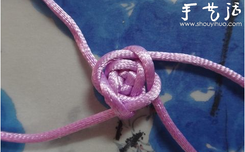 吉祥結(jié)玫瑰花手工制作 -  itrip.net.cn