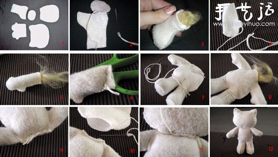 手工制作Hello Kitty玩偶 -  itrip.net.cn