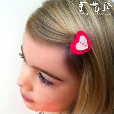 DIY可愛的心形發(fā)夾 -  itrip.net.cn