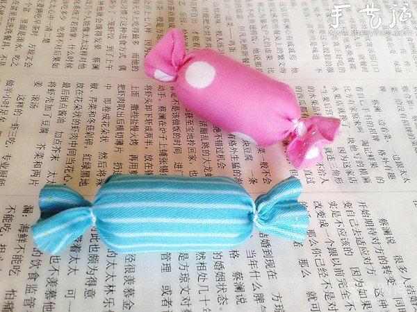 碎布頭手工DIY布藝糖果 -  itrip.net.cn