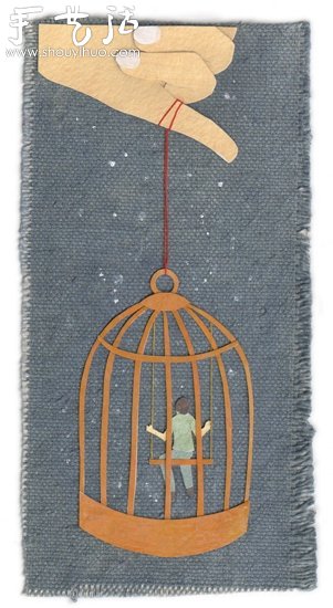 佐藤美紀(jì)布藝畫作品欣賞 -  itrip.net.cn