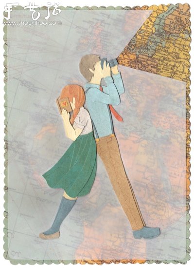 佐藤美紀(jì)布藝畫作品欣賞 -  itrip.net.cn