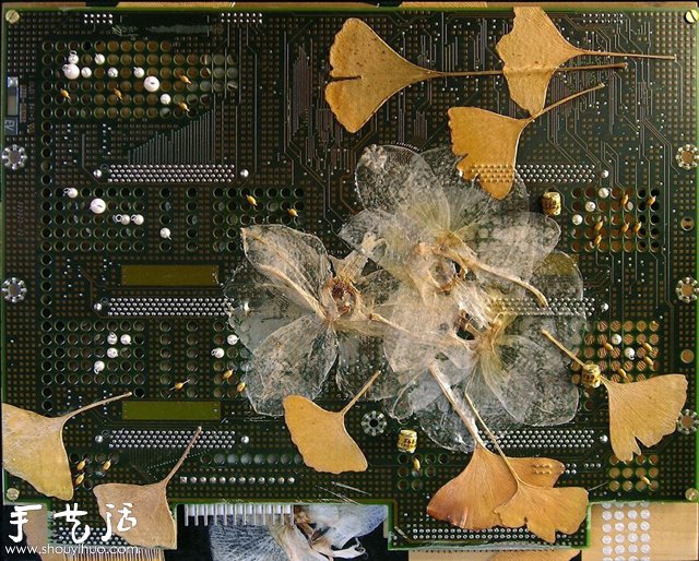 電子垃圾DIY環(huán)保藝術(shù)畫 -  itrip.net.cn