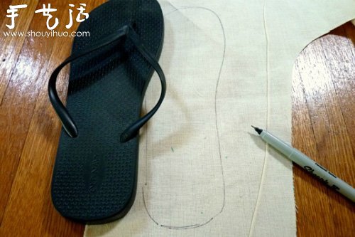 日式家居拖鞋制作 DIY家居拖鞋的方法 -  itrip.net.cn