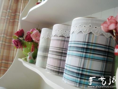 奶粉罐D(zhuǎn)IY清新田園風(fēng)儲(chǔ)物罐的方法 -  itrip.net.cn