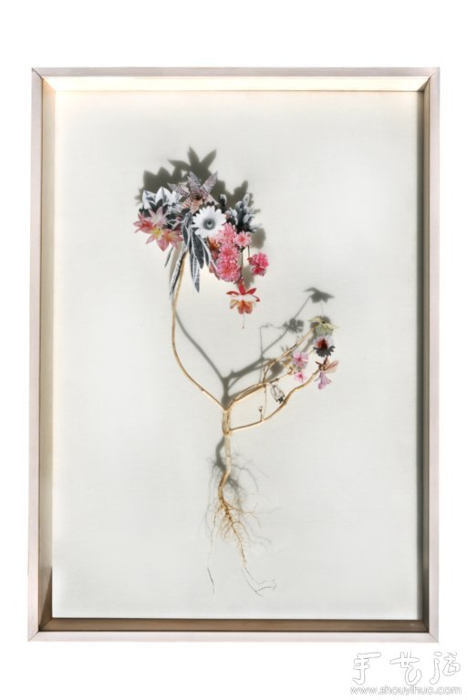 紙花和樹枝DIY的精美紙藝作品 -  itrip.net.cn