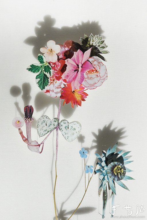 紙花和樹枝DIY的精美紙藝作品 -  itrip.net.cn