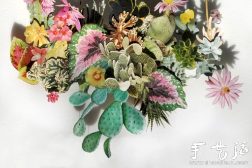 紙花和樹枝DIY的精美紙藝作品 -  itrip.net.cn