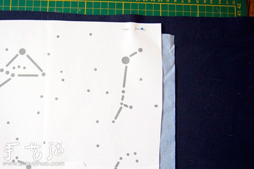 刺繡DIY星空桌墊/桌布的教程 -  itrip.net.cn