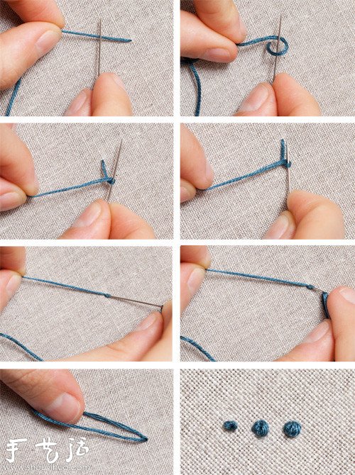 刺繡DIY星空桌墊/桌布的教程 -  itrip.net.cn