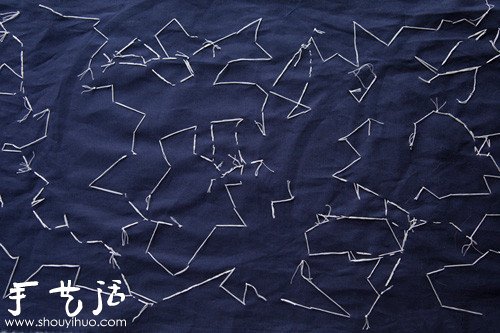 刺繡DIY星空桌墊/桌布的教程 -  itrip.net.cn