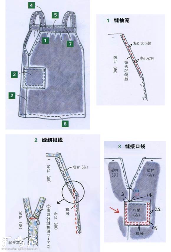 自制吊帶牛仔裙 牛仔裙手工制作教程- www..com