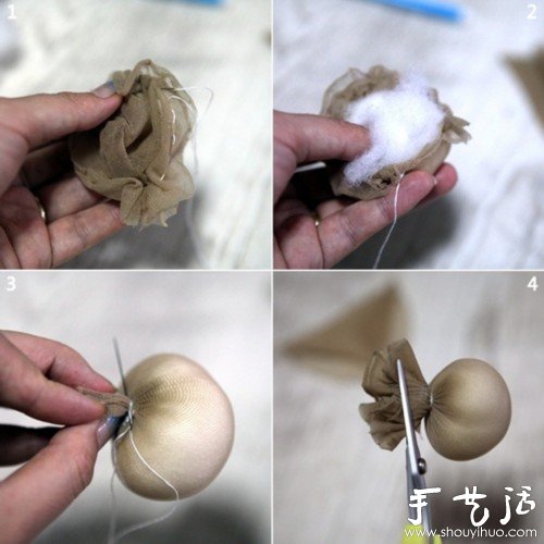 破絲襪變廢為寶DIY可愛(ài)布娃娃 -  itrip.net.cn