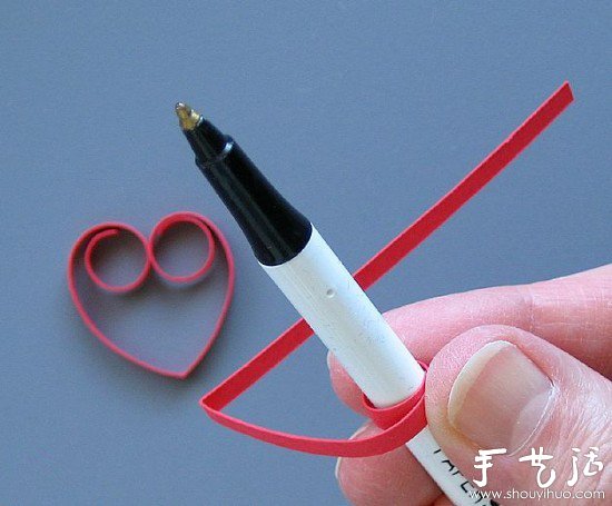 DIY制作立體卷紙花賀卡 -  itrip.net.cn