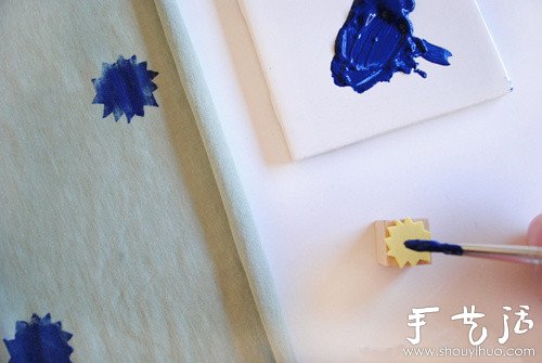 自制郵戳圍巾 個(gè)性圍巾手工制作 -  itrip.net.cn