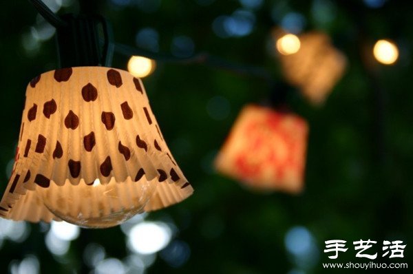 蛋糕紙杯DIY可愛迷你燈罩 -  itrip.net.cn