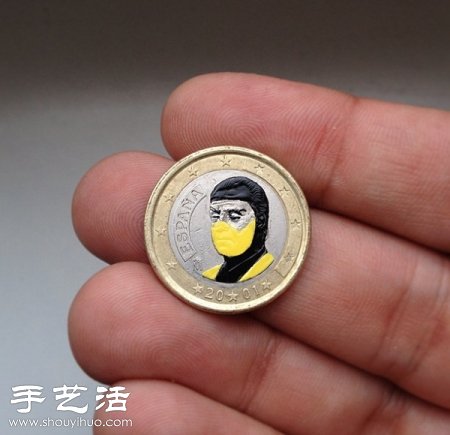 硬幣人物圖案的另類演繹 -  itrip.net.cn