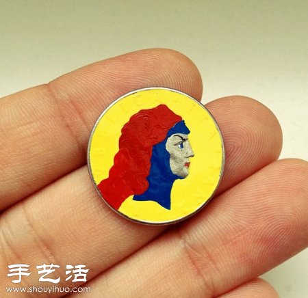 硬幣人物圖案的另類演繹 -  itrip.net.cn
