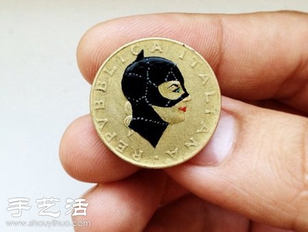 硬幣人物圖案的另類演繹 -  itrip.net.cn