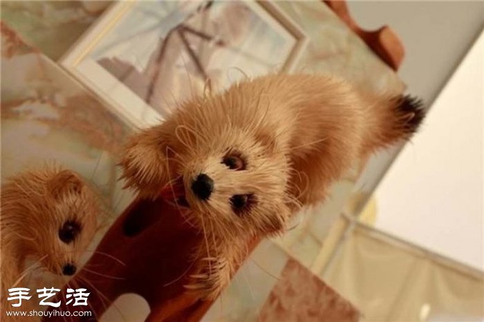 木屑手工制作栩栩如生的動物雕塑 -  itrip.net.cn