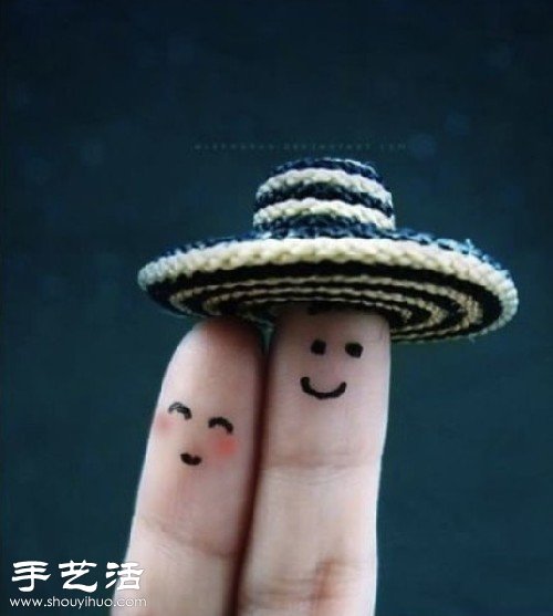 手指+簡筆畫 DIY溫馨浪漫“愛相隨” -  itrip.net.cn