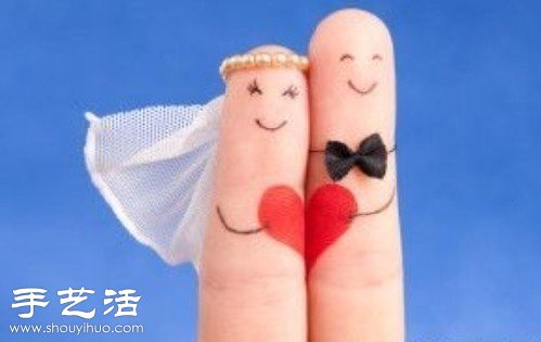 手指+簡筆畫 DIY溫馨浪漫“愛相隨” -  itrip.net.cn