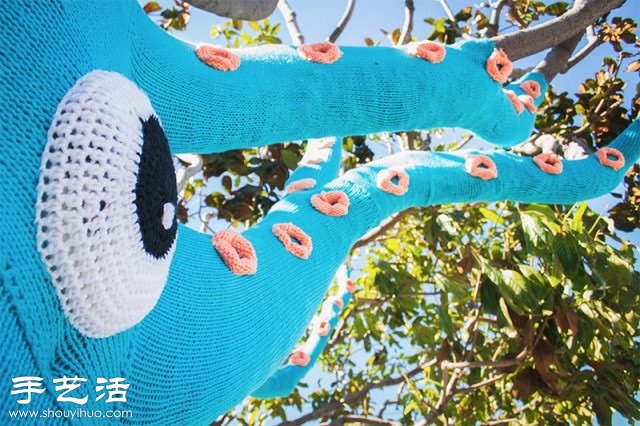 給大樹DIY章魚毛衣 讓城市變得親切美好 -  itrip.net.cn